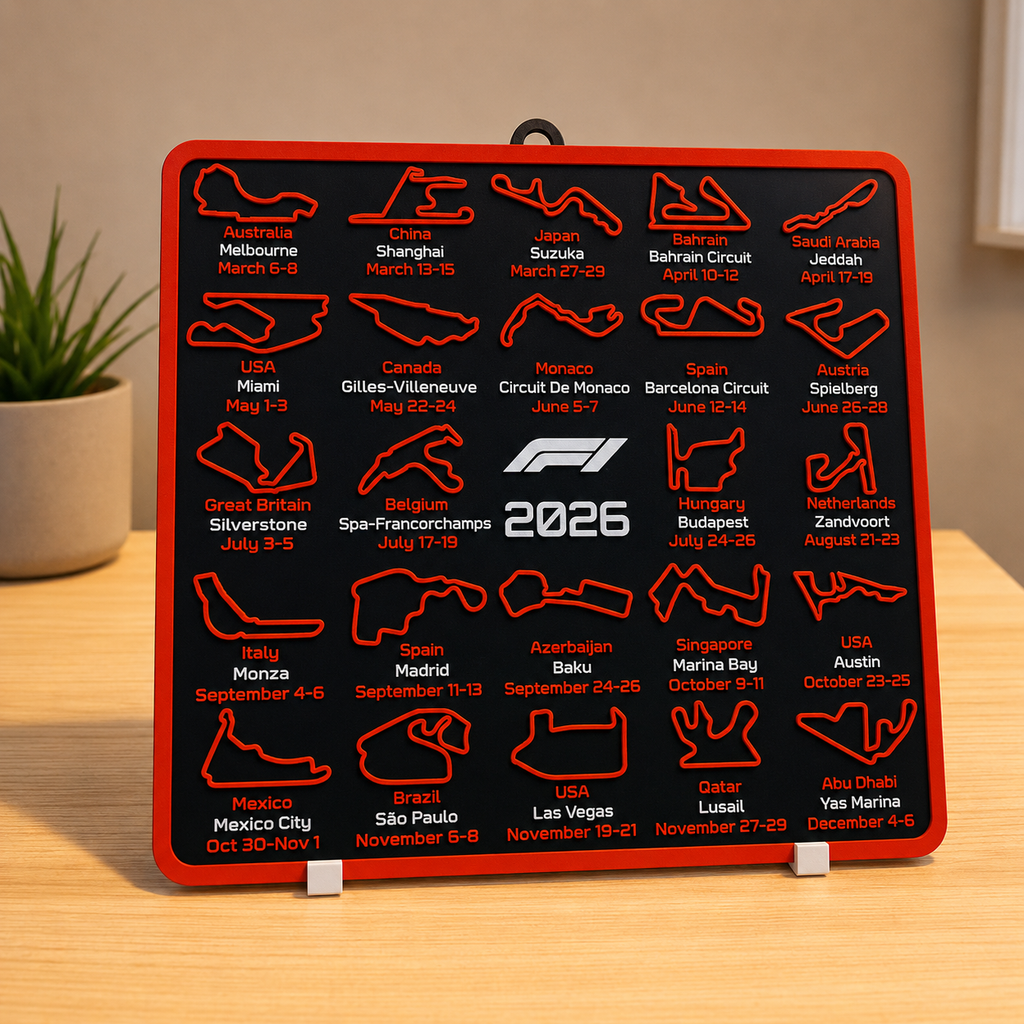 F1 Calendar