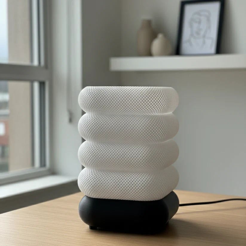 Basket Lamp – Modern Ambient Table Lamp (E27 | PLA)
