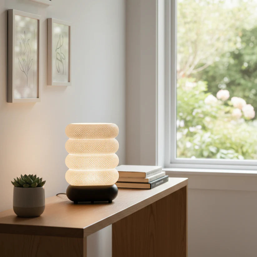 Basket Lamp – Modern Ambient Table Lamp (E27 | PLA)