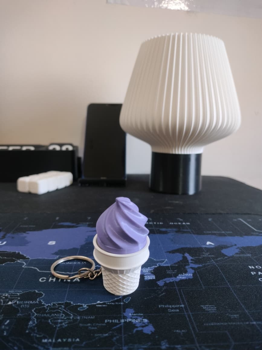 IceCream Click Fidget – Mechanical Switch Keychain