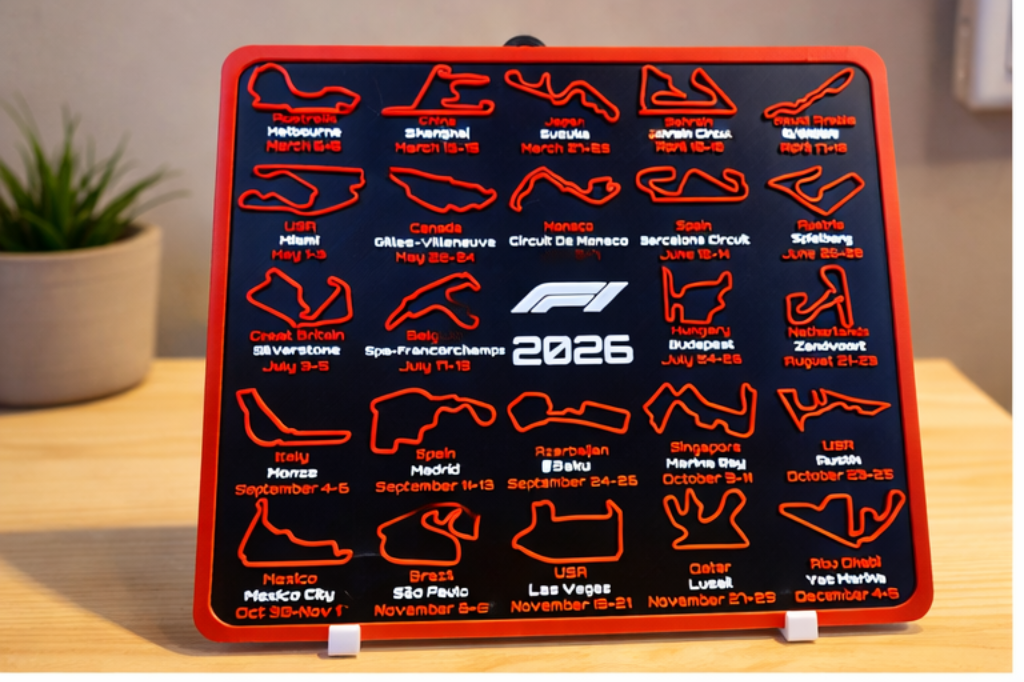 F1 Calendar