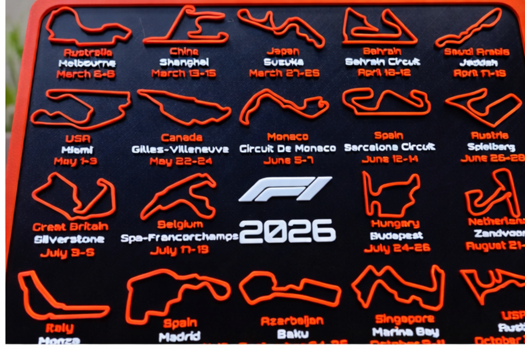 F1 Calendar