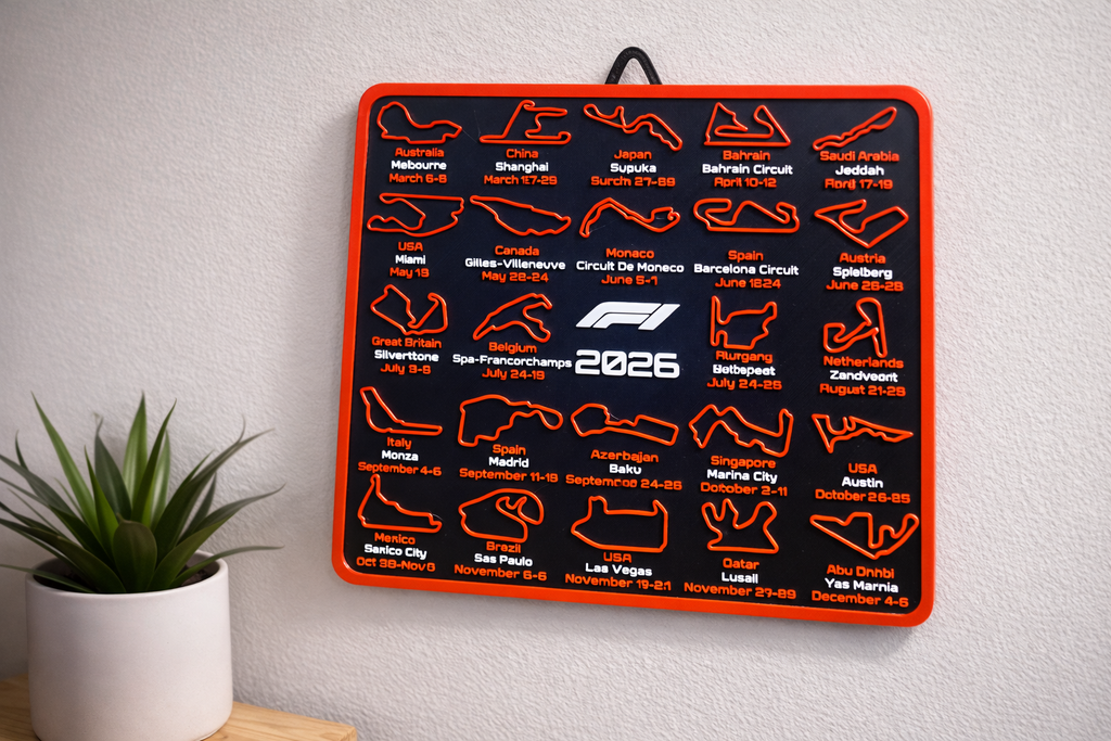 F1 Calendar
