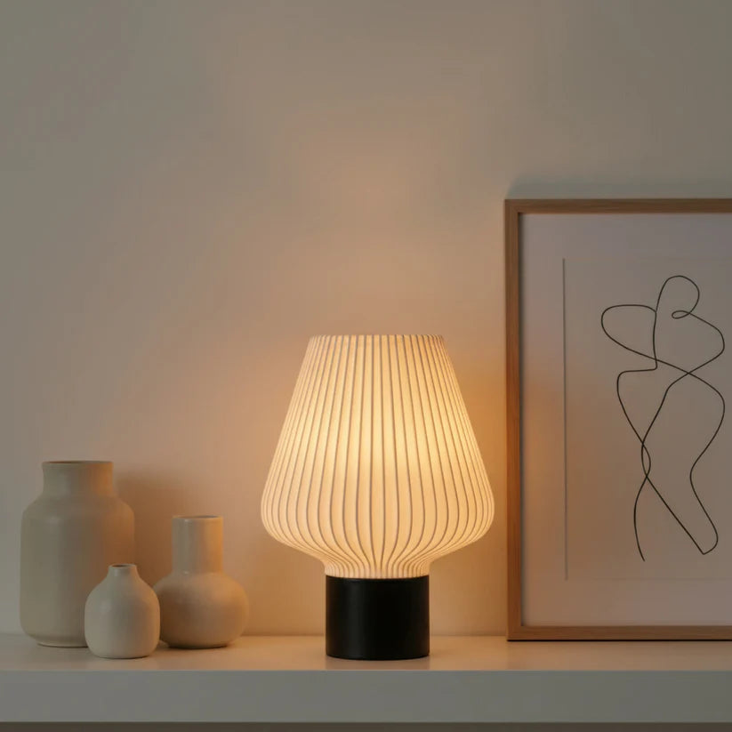 Nova Lamp – Ribbed Ambient Table Lamp (E27 | PLA)