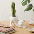 Lazy Cat Planter
